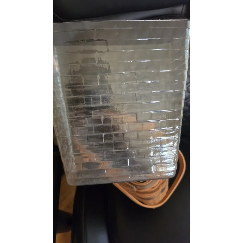 1998 Longaberger Collectors Club Membership Basket Liner, '98-'02 Member Tags